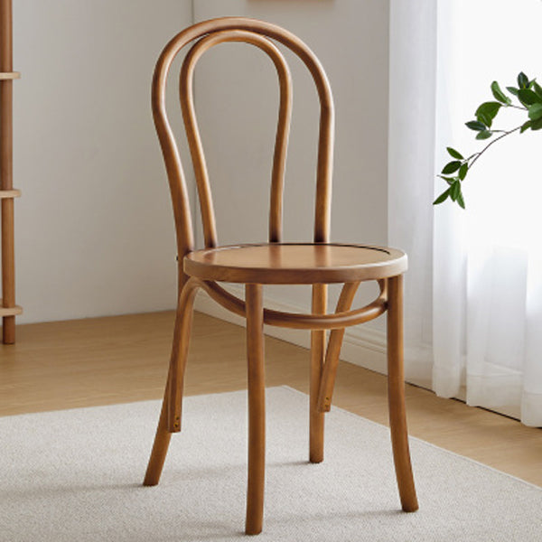 Glam Style Side Chair Solid Wood Home Windsor Back Dining Chair Clearhalo 'Dining Chairs' 'Dining Tables & Seating' 'dining_chair' 'furn' 'furn_dining_chair' 'Furniture' 'furniture_dining_chair' 'Kitchen & Dining Furniture' 5043899