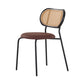 PU Leather Armless Dining Chair Contemporary Cane Back Dining Chair Clearhalo 'Dining Chairs' 'Dining Tables & Seating' 'dining_chair' 'furn' 'furn_dining_chair' 'Furniture' 'furniture_dining_chair' 'Kitchen & Dining Furniture' 5043910