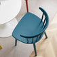Scandinavian Plastic Armless Chair Windsor Back Restaurant Chair Clearhalo 'Dining Chairs' 'Dining Tables & Seating' 'dining_chair' 'furn' 'furn_dining_chair' 'Furniture' 'furniture_dining_chair' 'Kitchen & Dining Furniture' 5043931