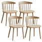 Scandinavian Plastic Armless Chair Windsor Back Restaurant Chair Khaki 4 Piece Set Clearhalo 'Dining Chairs' 'Dining Tables & Seating' 'dining_chair' 'furn' 'furn_dining_chair' 'Furniture' 'furniture_dining_chair' 'Kitchen & Dining Furniture' 5043964