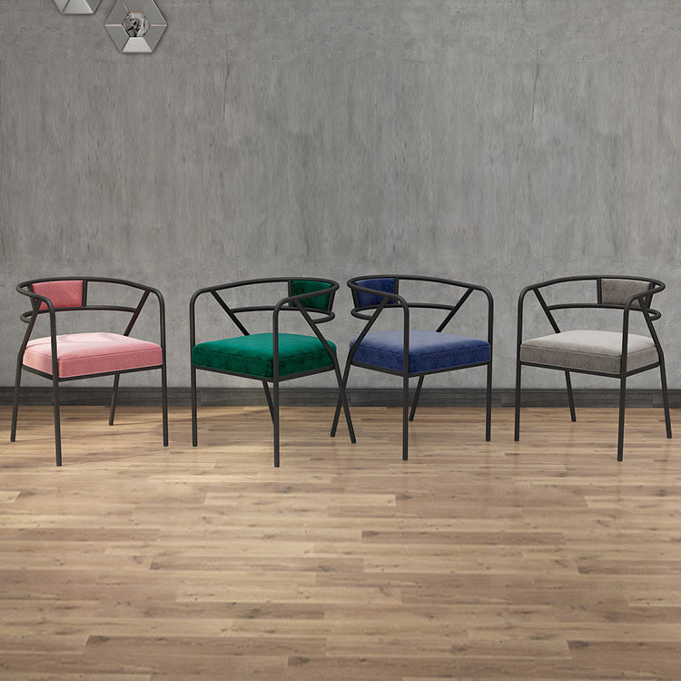 Glam Style Dining Chair Open Back Indoor Side Chair (Set of 2) Clearhalo 'Dining Chairs' 'Dining Tables & Seating' 'dining_chair' 'furn' 'furn_dining_chair' 'Furniture' 'furniture_dining_chair' 'Kitchen & Dining Furniture' 5044012