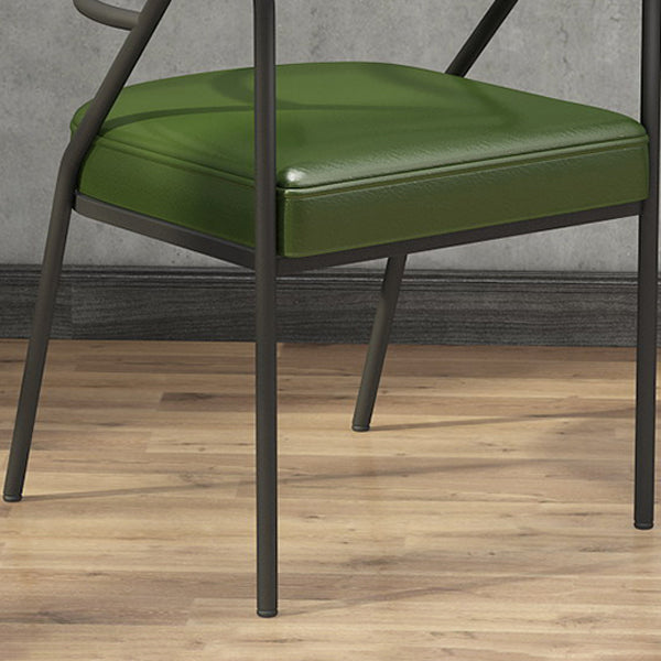 Glam Style Dining Chair Open Back Indoor Side Chair (Set of 2) Clearhalo 'Dining Chairs' 'Dining Tables & Seating' 'dining_chair' 'furn' 'furn_dining_chair' 'Furniture' 'furniture_dining_chair' 'Kitchen & Dining Furniture' 5044018