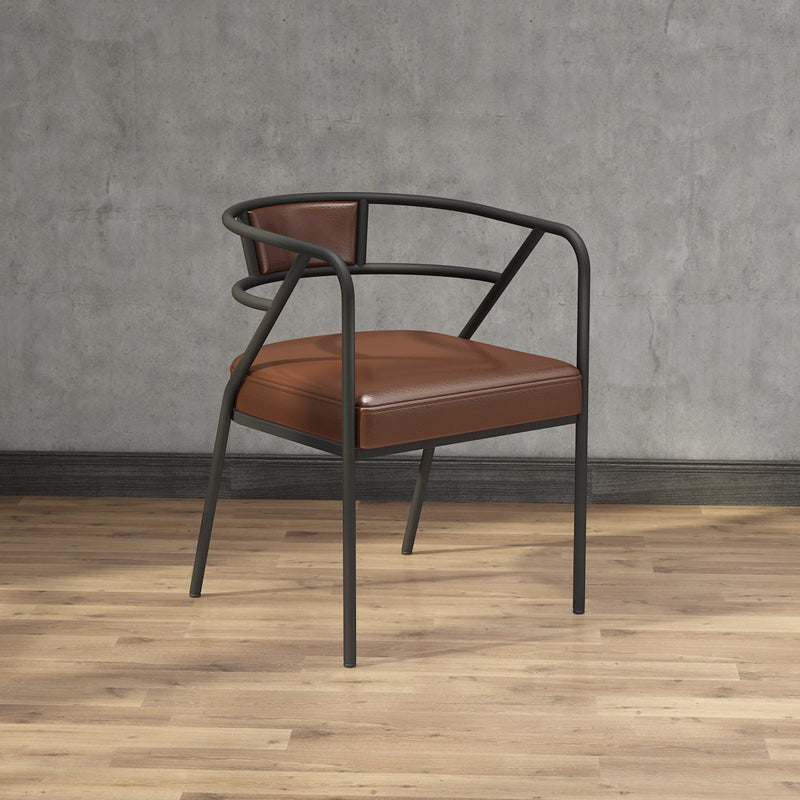 Glam Style Dining Chair Open Back Indoor Side Chair (Set of 2) Clearhalo 'Dining Chairs' 'Dining Tables & Seating' 'dining_chair' 'furn' 'furn_dining_chair' 'Furniture' 'furniture_dining_chair' 'Kitchen & Dining Furniture' 5044024