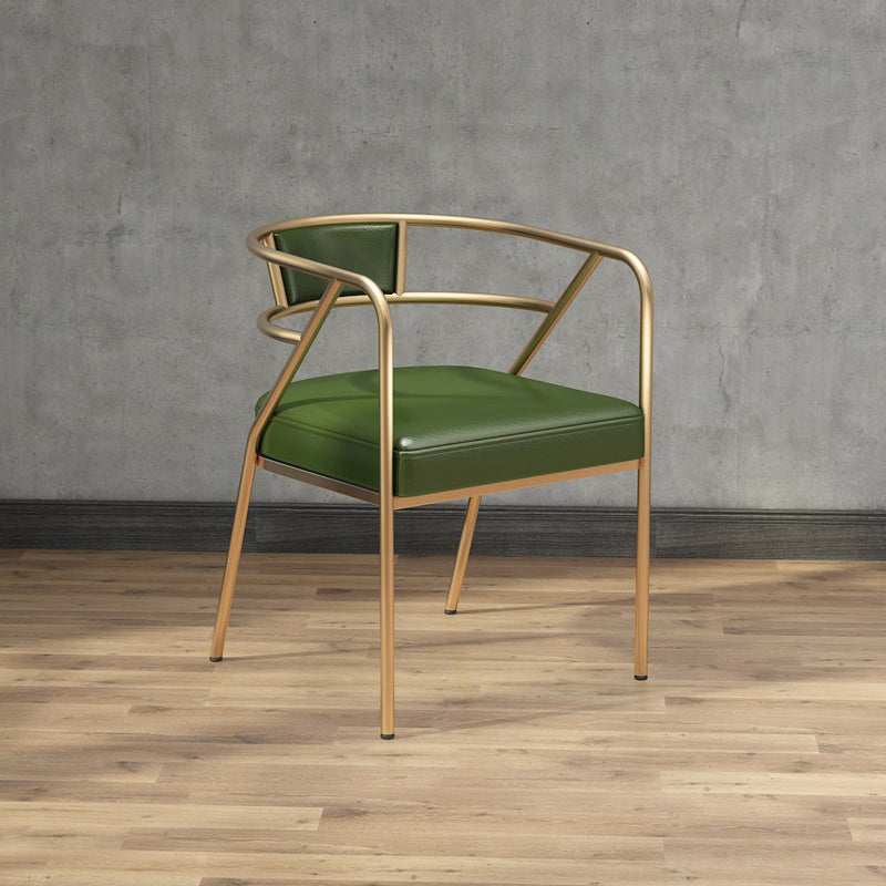 Glam Style Dining Chair Open Back Indoor Side Chair (Set of 2) Clearhalo 'Dining Chairs' 'Dining Tables & Seating' 'dining_chair' 'furn' 'furn_dining_chair' 'Furniture' 'furniture_dining_chair' 'Kitchen & Dining Furniture' 5044029