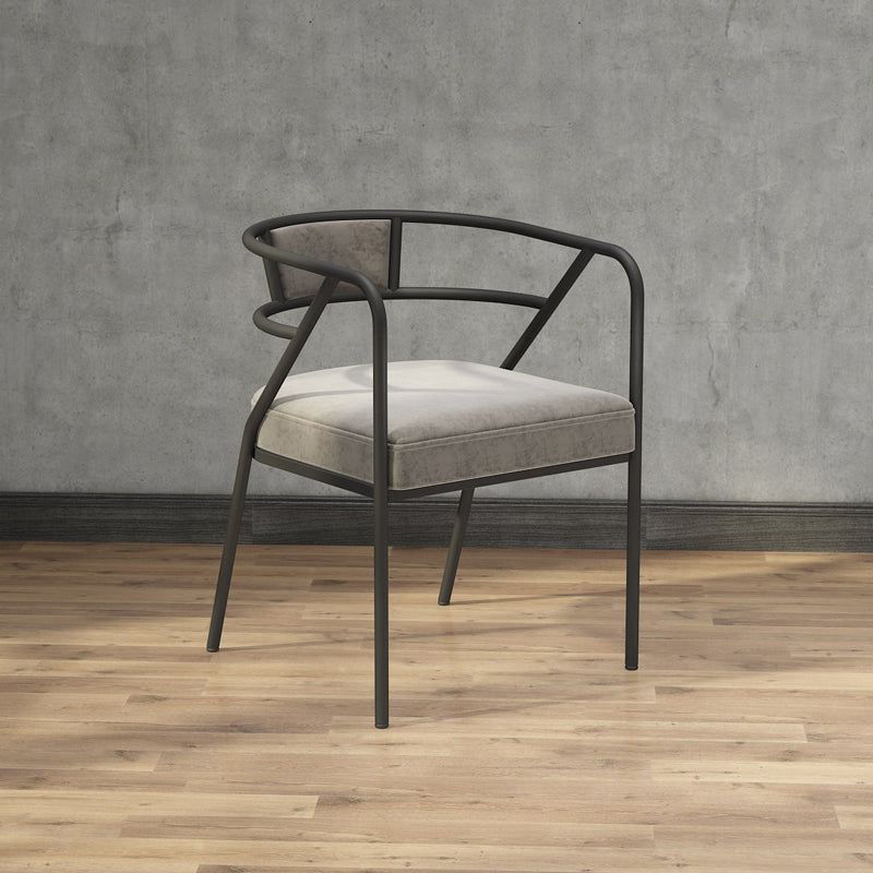 Glam Style Dining Chair Open Back Indoor Side Chair (Set of 2) Clearhalo 'Dining Chairs' 'Dining Tables & Seating' 'dining_chair' 'furn' 'furn_dining_chair' 'Furniture' 'furniture_dining_chair' 'Kitchen & Dining Furniture' 5044034