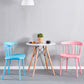 Plastic Scandinavian Armless Chair Windsor Back Indoor-Outdoor Chair Clearhalo 'Dining Chairs' 'Dining Tables & Seating' 'dining_chair' 'furn' 'furn_dining_chair' 'Furniture' 'furniture_dining_chair' 'Kitchen & Dining Furniture' 5044060