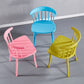 Plastic Scandinavian Armless Chair Windsor Back Indoor-Outdoor Chair Clearhalo 'Dining Chairs' 'Dining Tables & Seating' 'dining_chair' 'furn' 'furn_dining_chair' 'Furniture' 'furniture_dining_chair' 'Kitchen & Dining Furniture' 5044063
