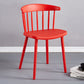 Plastic Scandinavian Armless Chair Windsor Back Indoor-Outdoor Chair Clearhalo 'Dining Chairs' 'Dining Tables & Seating' 'dining_chair' 'furn' 'furn_dining_chair' 'Furniture' 'furniture_dining_chair' 'Kitchen & Dining Furniture' 5044071
