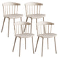 Plastic Scandinavian Armless Chair Windsor Back Indoor-Outdoor Chair Light Coffee 4 Piece Set Clearhalo 'Dining Chairs' 'Dining Tables & Seating' 'dining_chair' 'furn' 'furn_dining_chair' 'Furniture' 'furniture_dining_chair' 'Kitchen & Dining Furniture' 5044075