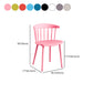 Plastic Scandinavian Armless Chair Windsor Back Indoor-Outdoor Chair Clearhalo 'Dining Chairs' 'Dining Tables & Seating' 'dining_chair' 'furn' 'furn_dining_chair' 'Furniture' 'furniture_dining_chair' 'Kitchen & Dining Furniture' 5044076