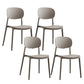 Plastic Scandinavian Armless Chair Open Back Indoor-Outdoor Chair Grey 4 Piece Set Clearhalo 'Dining Chairs' 'Dining Tables & Seating' 'dining_chair' 'furn' 'furn_dining_chair' 'Furniture' 'furniture_dining_chair' 'Kitchen & Dining Furniture' 5044087