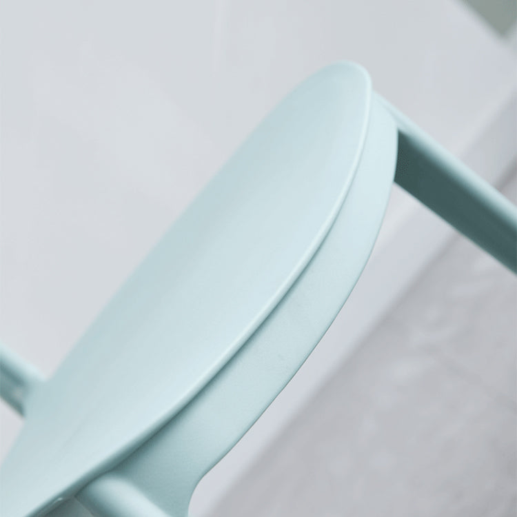Plastic Scandinavian Armless Chair Open Back Indoor-Outdoor Chair Clearhalo 'Dining Chairs' 'Dining Tables & Seating' 'dining_chair' 'furn' 'furn_dining_chair' 'Furniture' 'furniture_dining_chair' 'Kitchen & Dining Furniture' 5044090