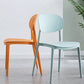 Plastic Scandinavian Armless Chair Open Back Indoor-Outdoor Chair Clearhalo 'Dining Chairs' 'Dining Tables & Seating' 'dining_chair' 'furn' 'furn_dining_chair' 'Furniture' 'furniture_dining_chair' 'Kitchen & Dining Furniture' 5044098