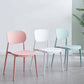 Plastic Scandinavian Armless Chair Open Back Indoor-Outdoor Chair Clearhalo 'Dining Chairs' 'Dining Tables & Seating' 'dining_chair' 'furn' 'furn_dining_chair' 'Furniture' 'furniture_dining_chair' 'Kitchen & Dining Furniture' 5044100