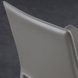 Modern Style Side Chair Faux Leather Solid Back Dining Chair for Home Clearhalo 'Dining Chairs' 'Dining Tables & Seating' 'dining_chair' 'furn' 'furn_dining_chair' 'Furniture' 'furniture_dining_chair' 'Kitchen & Dining Furniture' 5044138