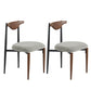 Upholstered Dining Chair Contemporary Open Back Side Chair for Dining Room Gray-Brown 2 Piece Set Clearhalo 'Dining Chairs' 'Dining Tables & Seating' 'dining_chair' 'furn' 'furn_dining_chair' 'Furniture' 'furniture_dining_chair' 'Kitchen & Dining Furniture' 5044282