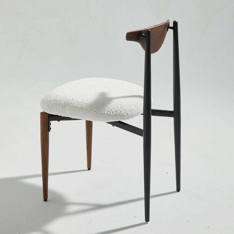 Upholstered Dining Chair Contemporary Open Back Side Chair for Dining Room Clearhalo 'Dining Chairs' 'Dining Tables & Seating' 'dining_chair' 'furn' 'furn_dining_chair' 'Furniture' 'furniture_dining_chair' 'Kitchen & Dining Furniture' 5044283