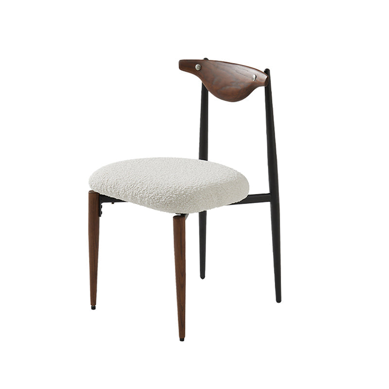 Upholstered Dining Chair Contemporary Open Back Side Chair for Dining Room Clearhalo 'Dining Chairs' 'Dining Tables & Seating' 'dining_chair' 'furn' 'furn_dining_chair' 'Furniture' 'furniture_dining_chair' 'Kitchen & Dining Furniture' 5044287
