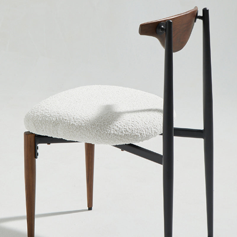 Upholstered Dining Chair Contemporary Open Back Side Chair for Dining Room Clearhalo 'Dining Chairs' 'Dining Tables & Seating' 'dining_chair' 'furn' 'furn_dining_chair' 'Furniture' 'furniture_dining_chair' 'Kitchen & Dining Furniture' 5044296