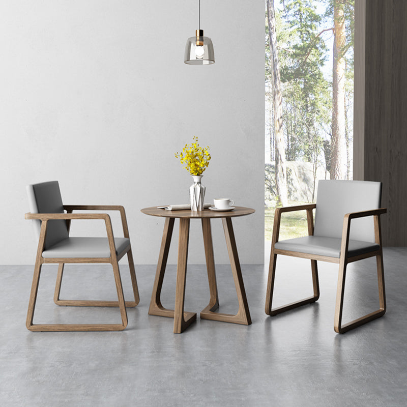 Arm Dining Chairs Modern Ash Wood Side Chairs for Dining Room Clearhalo 'Dining Chairs' 'Dining Tables & Seating' 'dining_chair' 'furn' 'furn_dining_chair' 'Furniture' 'furniture_dining_chair' 'Kitchen & Dining Furniture' 5044301