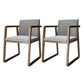 Arm Dining Chairs Modern Ash Wood Side Chairs for Dining Room Grey 2 Piece Set Clearhalo 'Dining Chairs' 'Dining Tables & Seating' 'dining_chair' 'furn' 'furn_dining_chair' 'Furniture' 'furniture_dining_chair' 'Kitchen & Dining Furniture' 5044312