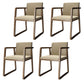 Arm Dining Chairs Modern Ash Wood Side Chairs for Dining Room Walnut 4 Piece Set Clearhalo 'Dining Chairs' 'Dining Tables & Seating' 'dining_chair' 'furn' 'furn_dining_chair' 'Furniture' 'furniture_dining_chair' 'Kitchen & Dining Furniture' 5044319