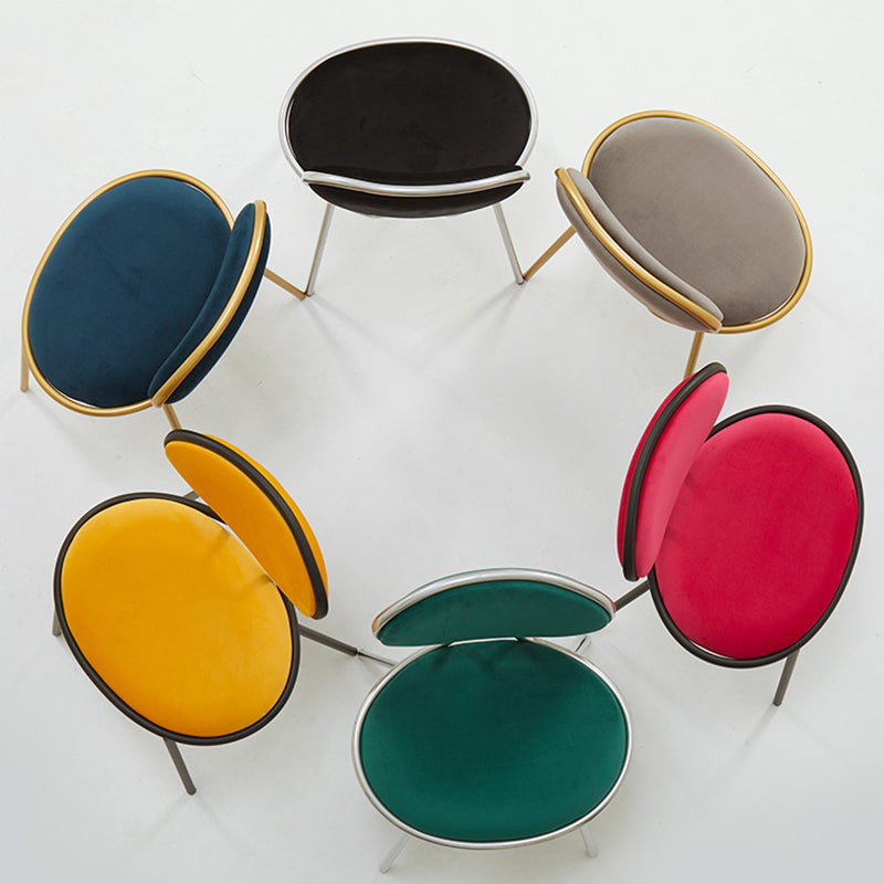 Upholstered Stackable Dining Chair King Louis Back Side Chair for Dining Room Clearhalo 'Dining Chairs' 'Dining Tables & Seating' 'dining_chair' 'furn' 'furn_dining_chair' 'Furniture' 'furniture_dining_chair' 'Kitchen & Dining Furniture' 5044323