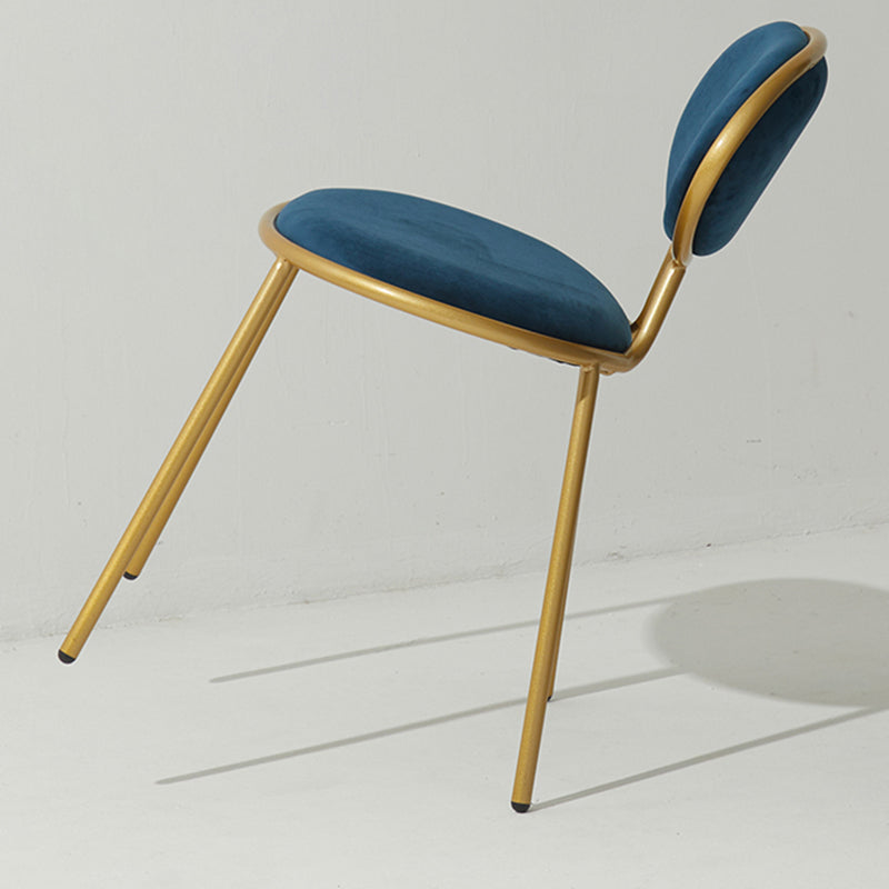 Upholstered Stackable Dining Chair King Louis Back Side Chair for Dining Room Clearhalo 'Dining Chairs' 'Dining Tables & Seating' 'dining_chair' 'furn' 'furn_dining_chair' 'Furniture' 'furniture_dining_chair' 'Kitchen & Dining Furniture' 5044332