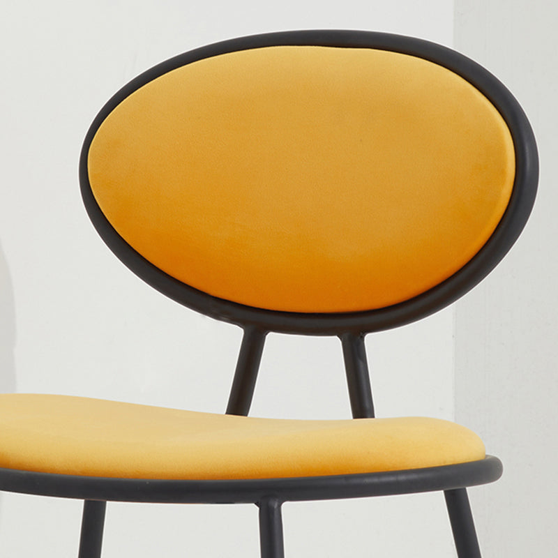 Upholstered Stackable Dining Chair King Louis Back Side Chair for Dining Room Clearhalo 'Dining Chairs' 'Dining Tables & Seating' 'dining_chair' 'furn' 'furn_dining_chair' 'Furniture' 'furniture_dining_chair' 'Kitchen & Dining Furniture' 5044333