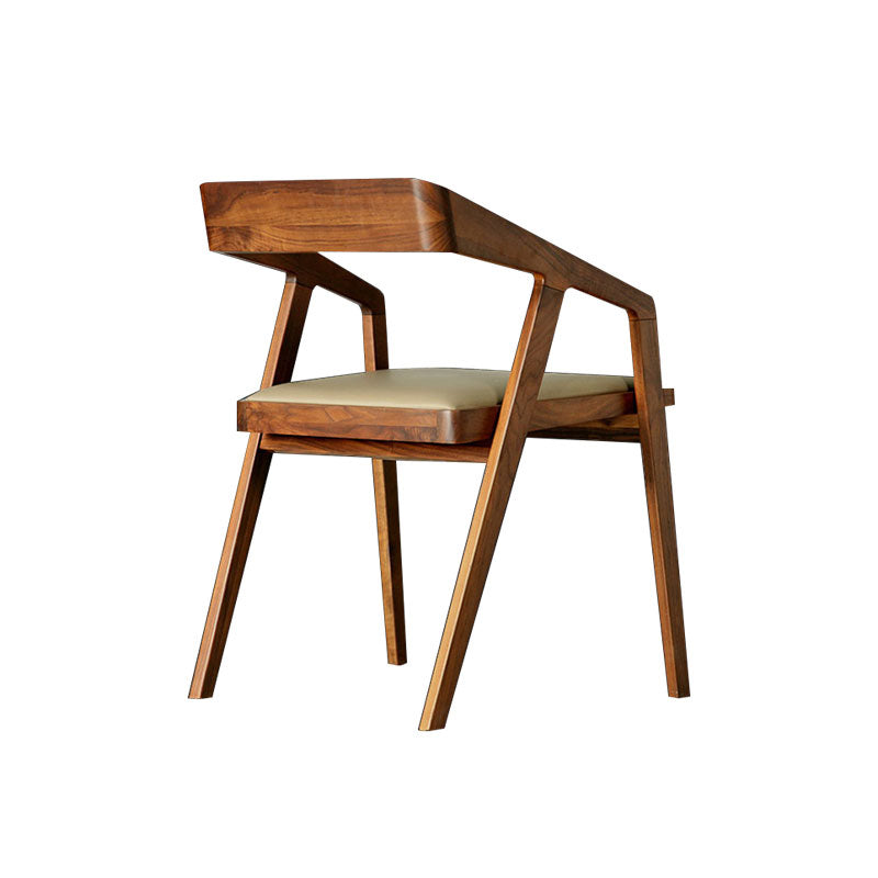 Dining Room Side Chairs Modern Solid Wood Arm Chair for Kitchen Clearhalo 'Dining Chairs' 'Dining Tables & Seating' 'dining_chair' 'furn' 'furn_dining_chair' 'Furniture' 'furniture_dining_chair' 'Kitchen & Dining Furniture' 5044396