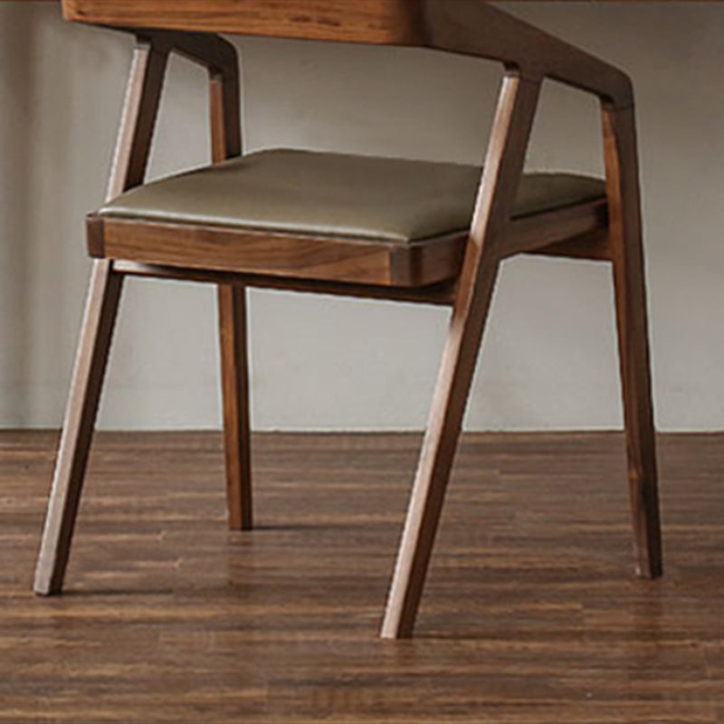 Dining Room Side Chairs Modern Solid Wood Arm Chair for Kitchen Clearhalo 'Dining Chairs' 'Dining Tables & Seating' 'dining_chair' 'furn' 'furn_dining_chair' 'Furniture' 'furniture_dining_chair' 'Kitchen & Dining Furniture' 5044404