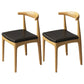 Armless Kitchen Chairs Modern Wooden Side Chairs for Dining Room Brown 2 Piece Set Clearhalo 'Dining Chairs' 'Dining Tables & Seating' 'dining_chair' 'furn' 'furn_dining_chair' 'Furniture' 'furniture_dining_chair' 'Kitchen & Dining Furniture' 5044417