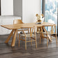 Modern Ash Wood Dinette Set 1/2/4 Pieces Rectangle Beige Dining Table Set 4 Pieces: Table, 3 Chairs Clearhalo 'Dining Room Sets' 'Dining Tables & Seating' 'dining_room_set' 'furn' 'furn_dining_room_set' 'Furniture' 'furniture_dining_room_set' 'Kitchen & Dining Furniture' 5044526
