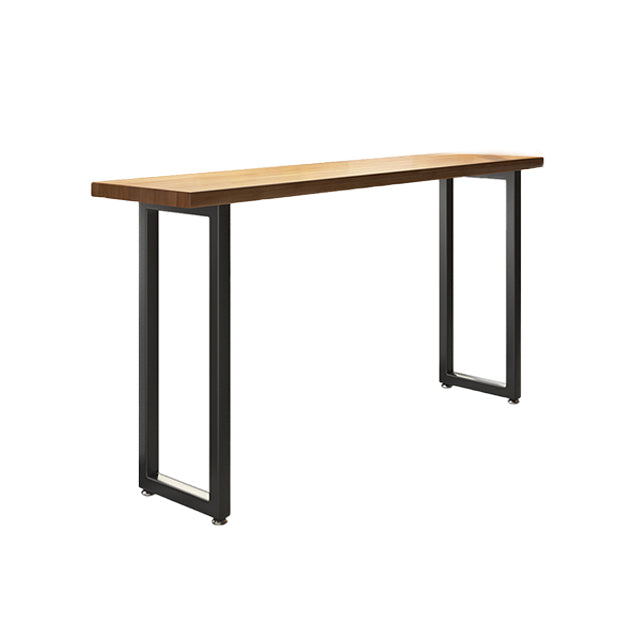 Modern Rectangle Bar Dining Table Wood Bar Height Cocktail Table 42-Inch Top Without Chairs Clearhalo 'Bar Furniture' 'Bar Tables' 'bar_tables' 'furn' 'furn_bar_tables' 'Furniture' 'furniture_bar_tables' 'Kitchen & Dining Furniture' 5044738