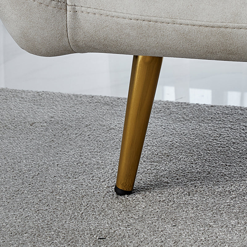 30.3"H Sewn Pillow Back Faux Leather Flared Arm Sofa for Living Room Clearhalo 'furn' 'furn_sofas' 'Furniture' 'furniture_sofas' 'Living Room Furniture' 'Sofa' 'sofas' 5045619