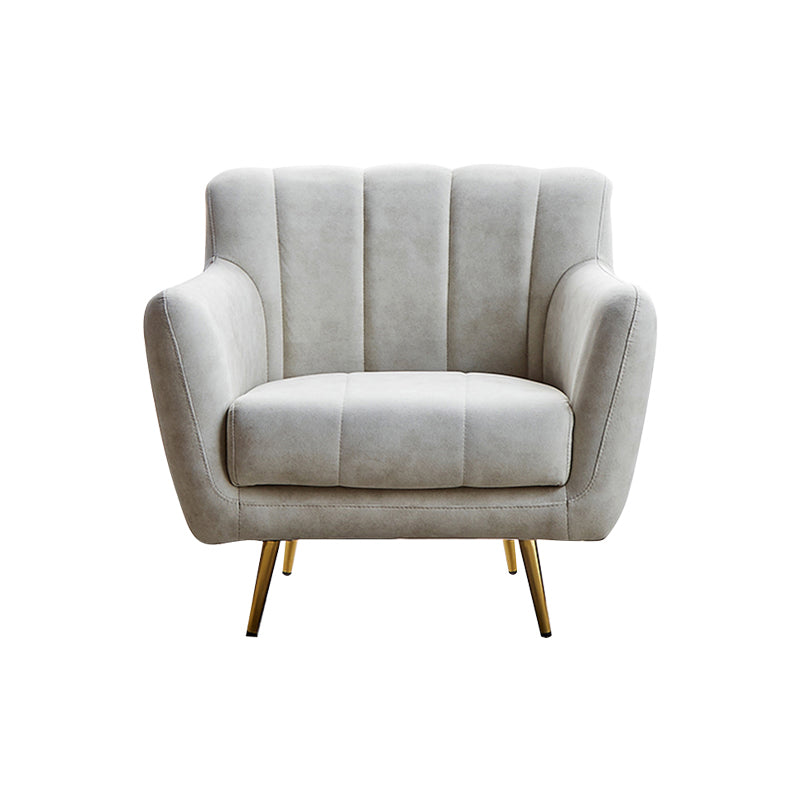 30.3"H Sewn Pillow Back Faux Leather Flared Arm Sofa for Living Room Clearhalo 'furn' 'furn_sofas' 'Furniture' 'furniture_sofas' 'Living Room Furniture' 'Sofa' 'sofas' 5045621