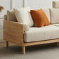Linen Modern Square Arm Sofa Standard Wooden Sofa for Living Room, Apartment Clearhalo 'Furniture' 'furniture_sofas' 'Living Room Furniture' 'Sofa' 'sofas' 5045638