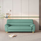Contemporary Faux Leather Pillow Top Arm Sofa Standard Sofa for Living Room 55"L x 31"W x 31"H Green Latex Clearhalo 'furn' 'furn_sofas' 'Furniture' 'furniture_sofas' 'Living Room Furniture' 'Sofa' 'sofas' 5045749