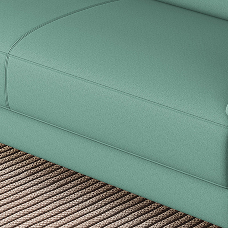 Contemporary Faux Leather Pillow Top Arm Sofa Standard Sofa for Living Room Clearhalo 'furn' 'furn_sofas' 'Furniture' 'furniture_sofas' 'Living Room Furniture' 'Sofa' 'sofas' 5045756