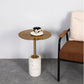 Mid-century Modern Cocktail Table Metal Iron Round Coffee Table with Top Clearhalo 'Coffee & Accent Tables' 'End & Side Tables' 'end_side_table' 'end_side_tables' 'furn' 'furn_end_side_tables' 'Furniture' 'furniture_end_side_table' 'Living Room Furniture' 5045820
