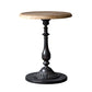 French Country Style Cocktail Table Solid Wood with White/black Metal Base Coffee Table 20"L x 20"W x 25"H Black Clearhalo 'Coffee & Accent Tables' 'End & Side Tables' 'end_side_table' 'end_side_tables' 'furn' 'furn_end_side_tables' 'Furniture' 'furniture_end_side_table' 'Living Room Furniture' 5045866