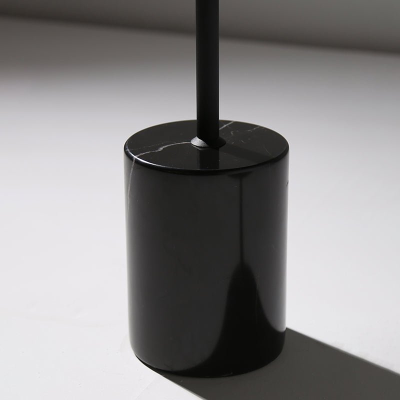 Marble Pedestal End Table Metal Black/ Gold Round Side End Table Clearhalo 'Coffee & Accent Tables' 'End & Side Tables' 'end_side_table' 'end_side_tables' 'furn' 'furn_end_side_tables' 'Furniture' 'furniture_end_side_table' 'Living Room Furniture' 5045902