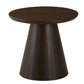 Nordic Style Cocktail Table Pine Material Multicolor Choice Round Coffee Table Dark Brown Clearhalo 'Coffee & Accent Tables' 'End & Side Tables' 'end_side_table' 'end_side_tables' 'furn' 'furn_end_side_tables' 'Furniture' 'furniture_end_side_table' 'Living Room Furniture' 5045938