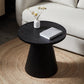 Nordic Style Cocktail Table Pine Material Multicolor Choice Round Coffee Table Matte Black Clearhalo 'Coffee & Accent Tables' 'End & Side Tables' 'end_side_table' 'end_side_tables' 'furn' 'furn_end_side_tables' 'Furniture' 'furniture_end_side_table' 'Living Room Furniture' 5045939