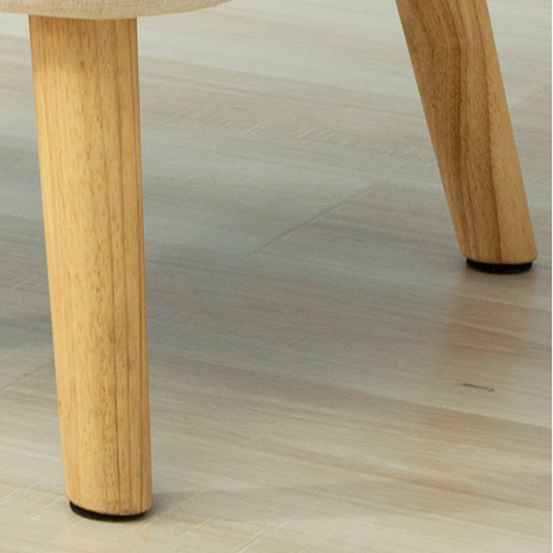 Linen Chair 18.5" L x19.6" W x28.3" H Arms Included Chair for Living Room Clearhalo 'Accent Chairs' 'accent_chairs' 'Chairs & Seating' 'Furniture' 'furniture_accent_chairs' 'Living Room Furniture' 5046088