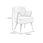Armchair Chair 23.6" L x23.6" W x30.7" H Chair with Basic Four Legs Clearhalo 'Accent Chairs' 'accent_chairs' 'Chairs & Seating' 'Furniture' 'furniture_accent_chairs' 'Living Room Furniture' 5046110