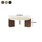 Single 3 Legs Coffee Table Wooden Modern Beige/Brown/Black Cocktail Table Clearhalo 'Coffee & Accent Tables' 'Coffee Tables' 'coffee_tables' 'furn' 'furn_coffee_tables' 'Furniture' 'furniture_coffee_tables' 'Living Room Furniture' 5046184
