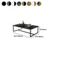 17.7" Tall Modern Steel Trestle Base Rectangular Wood Top Coffee Table Clearhalo 'Coffee & Accent Tables' 'Coffee Tables' 'coffee_tables' 'furn' 'furn_coffee_tables' 'Furniture' 'furniture_coffee_tables' 'Living Room Furniture' 5046346
