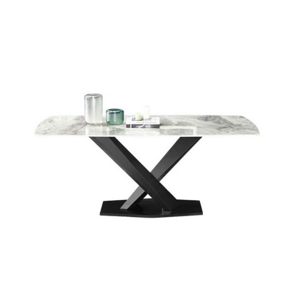 Rectangular Dining Set 1/4/5/7 Pieces Sintered Stone Dining Table Set Clearhalo 'Dining Room Sets' 'Dining Tables & Seating' 'dining_room_set' 'furn' 'furn_dining_room_set' 'Furniture' 'furniture_dining_room_set' 'Kitchen & Dining Furniture' 5047491