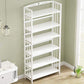 White Manufactured Etagere Bookshelf Modern Open Vertical Bookcase Clearhalo 'Bookcases' 'furn' 'furn_bookcases' 'Furniture' 'furniture_bookcases' 'Office Furniture' 5047504